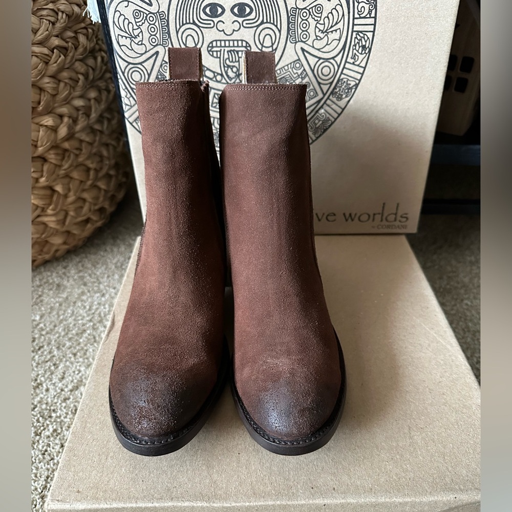 Five Worlds Suede Bootie